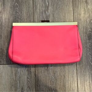 J. Crew Hot Pink Clutch